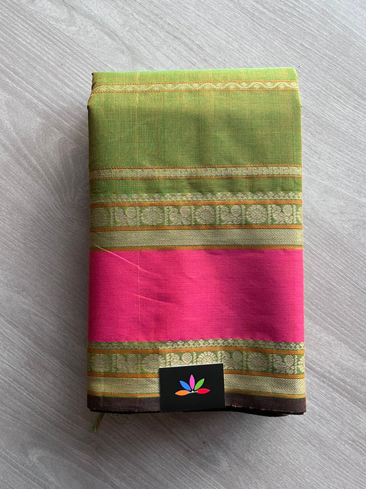 Handwoven Veldhari Kanchi Cotton Saree -10745