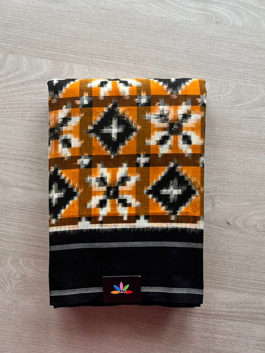 Handwoven Pochampally Ikkat Cotton Saree-11755