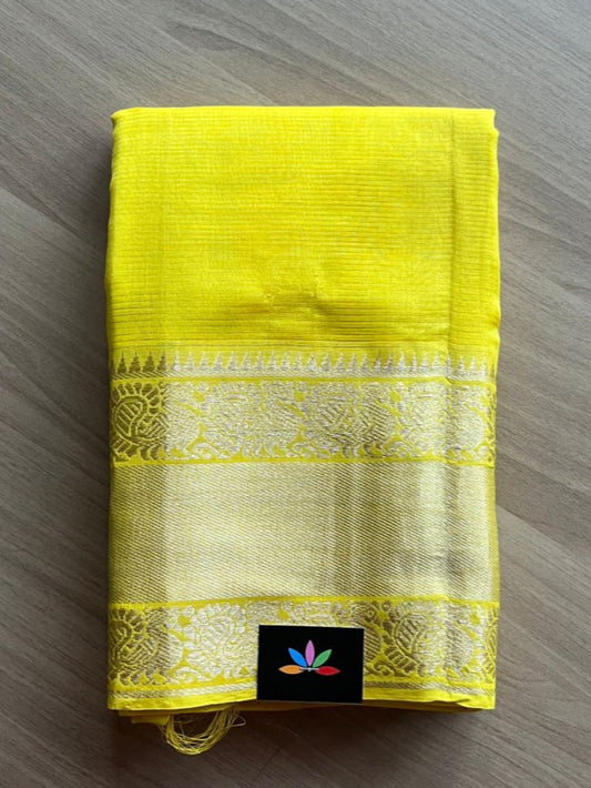 Annam Border Mangalagiri Silk Cotton Saree -14406