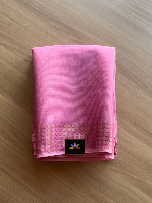 Sequin Work Bangalore Silk Saree-15754