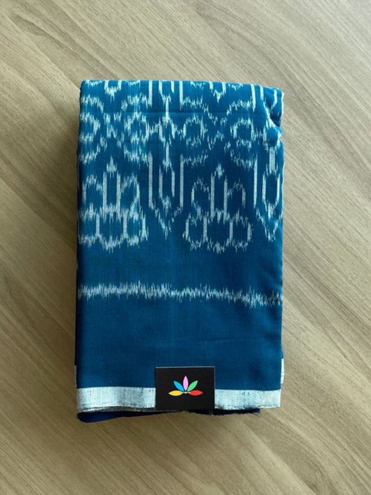 Handwoven Pochampally Ikkat Cotton Saree -15929
