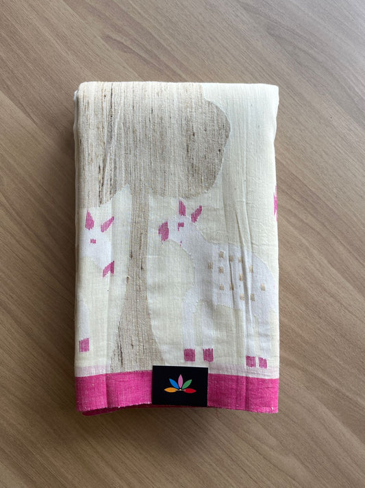 Handloom Bengal Soft Cotton Saree-16706