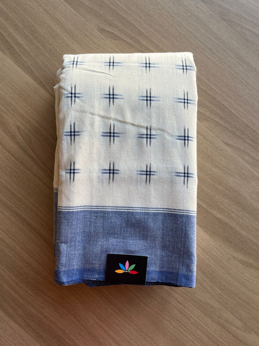 Handwoven Pochampally Ikkat Cotton Saree -16757