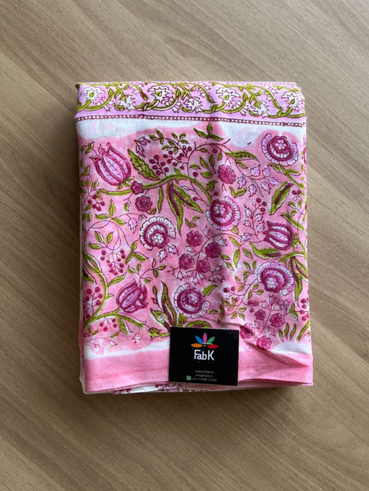 Handblock Printed Mul Cotton Saree-16963-16965