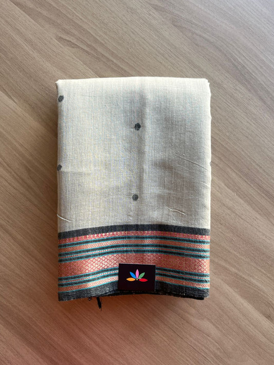 Handloom Tussar Silk Saree-18788