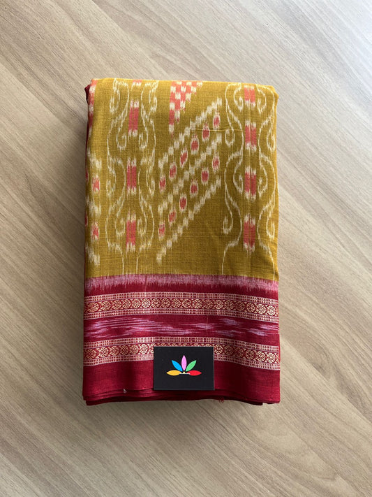 Handwoven Orissa Ikkat Cotton Saree-18958