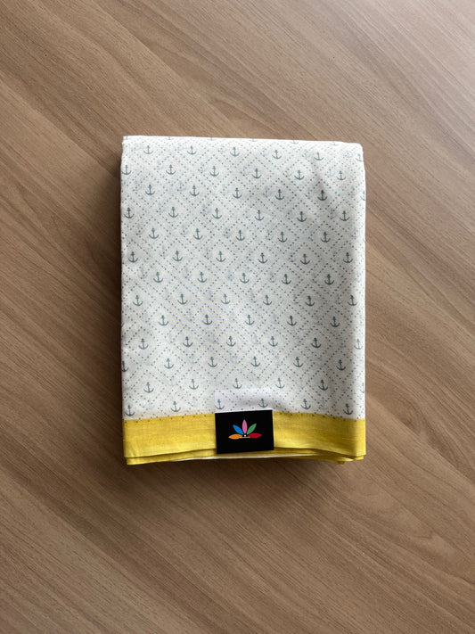 Printed Fine Mul Cotton Saree-19039