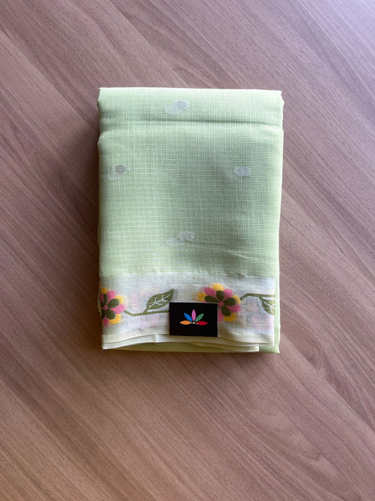 Woven Border Blended Kota Silk Saree-19106