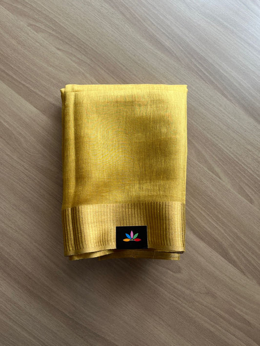 Blended Tissue Linen Saree -19129 -19231