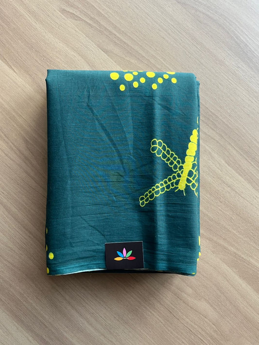 Partly Pallu Designer Screen Printed Mul Cotton Saree-19305-19306
