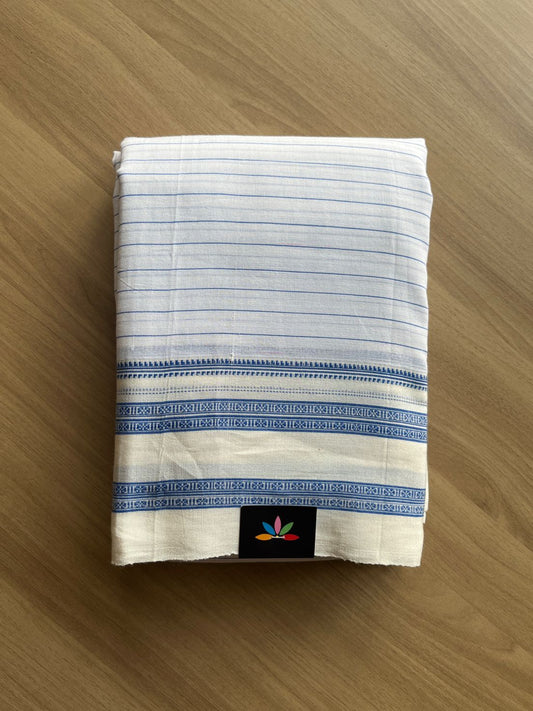 Handloom Mercerized Cotton Saree -19502