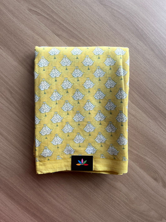 Printed Fine Mul Cotton Saree-20511