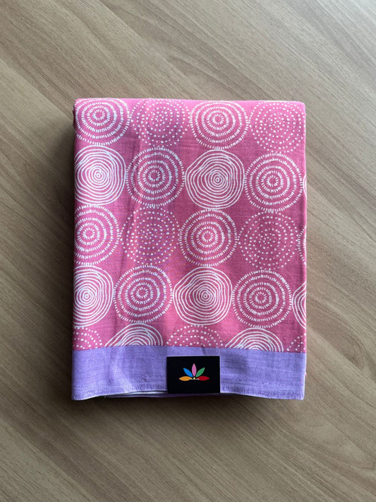 Printed Fine Mul Cotton Saree-20525