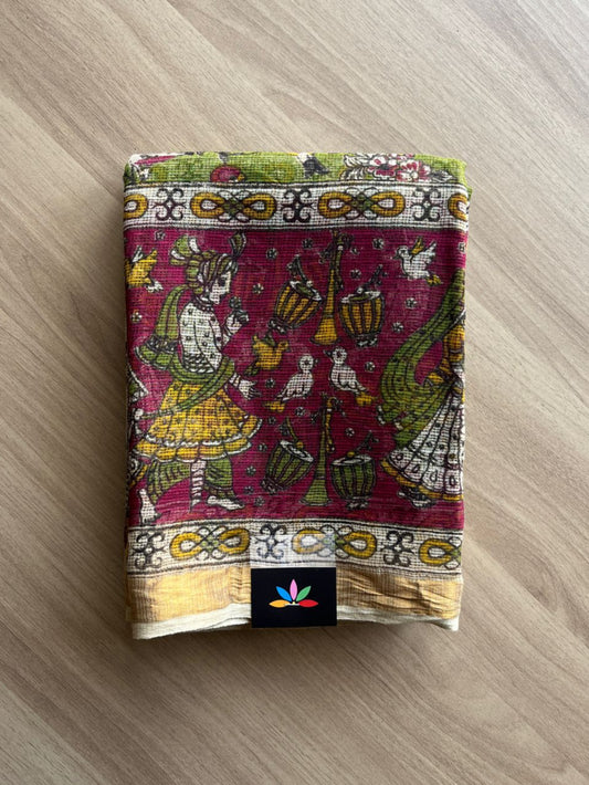 Printed Soft Kota Kalamkari Saree- 20599