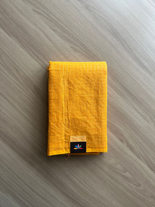 Simple Zari Checks Cotton Saree (Without blouse) - 22979-22981