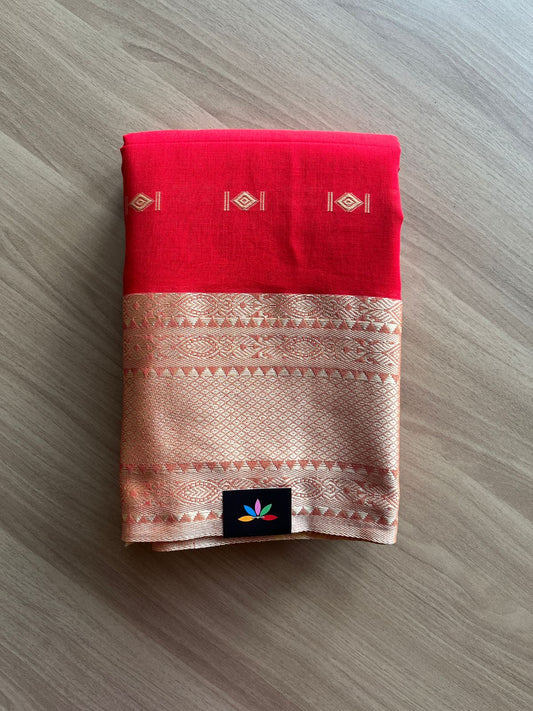 Simple Soft Cotton Saree-21034