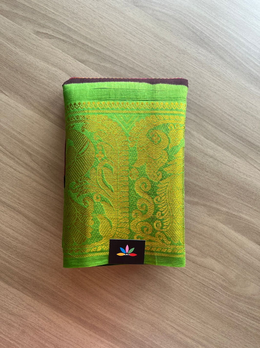 Annam Border Velthari Cotton Saree -21065