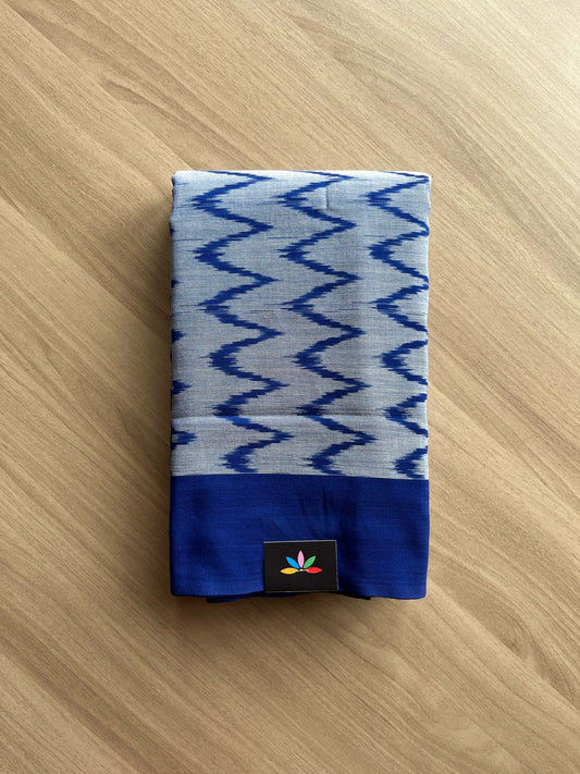 Ikkat Design Blended Cotton Saree -21999