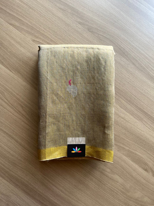 Exclusive Tissue Linen Saree - 22432