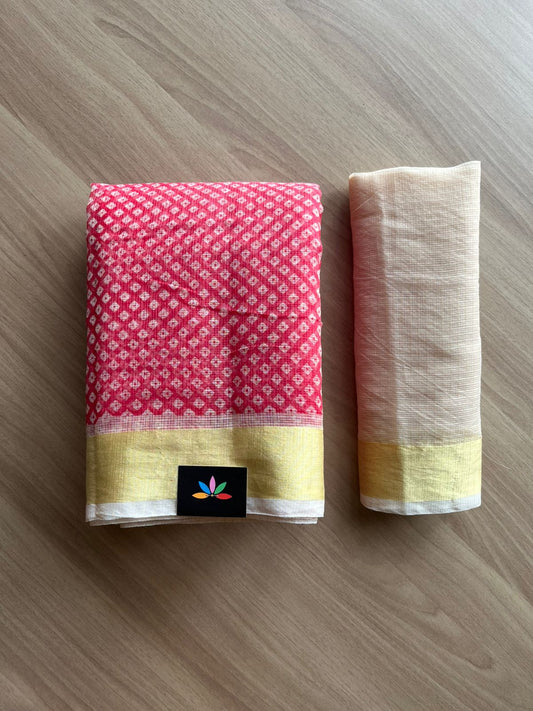 Printed blended Kota saree-22514