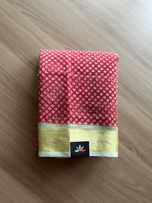 Printed blended Kota saree-22521