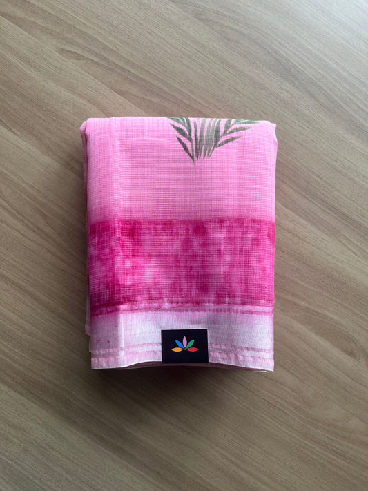 Handbrush Printed Blended Kota Saree-22706