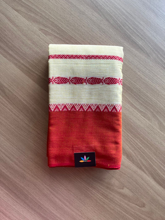 Handloom Bengal Soft Cotton Saree -22823