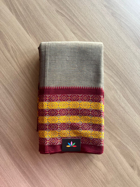 Handloom Bengal Soft Cotton Saree -22824 - 22825