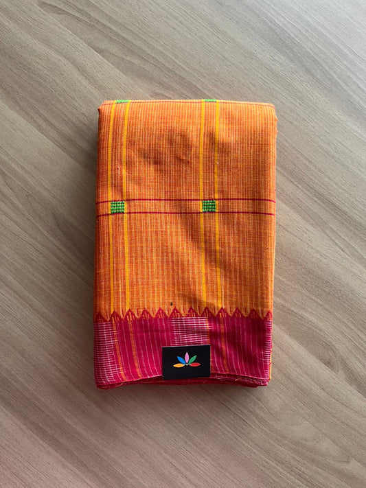 Handloom Bengal Soft Cotton Saree -22834