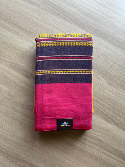 Handloom Bengal Soft Cotton Saree -22896