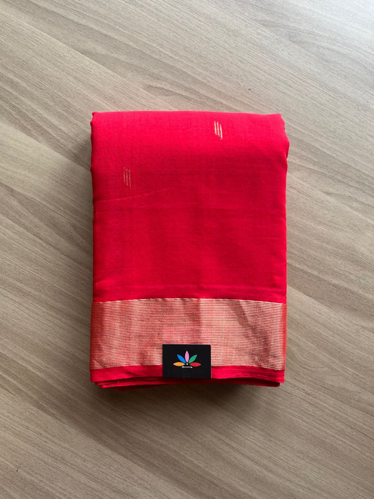 Traditional Handloom Cotton Paithani Saree -23202