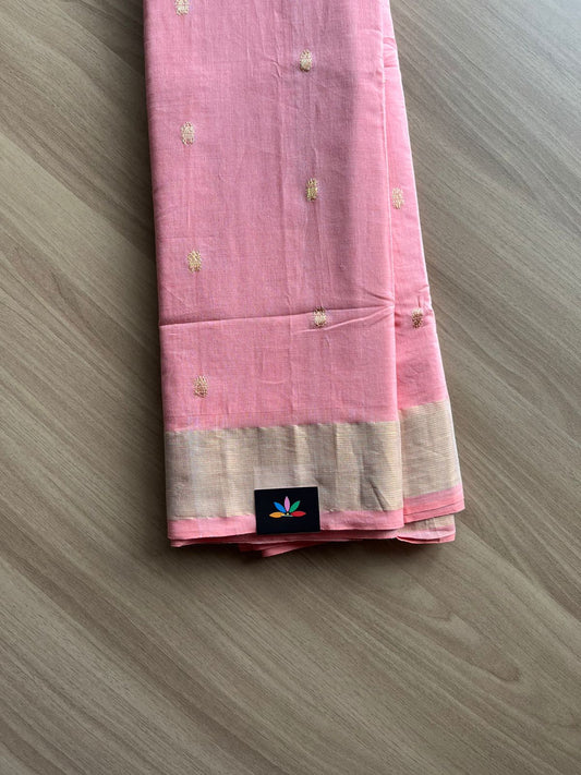 Traditional Handloom Cotton Paithani Saree -23204
