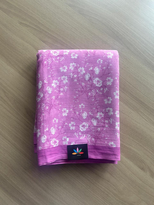 Printed Fine Mul Cotton Saree-23206