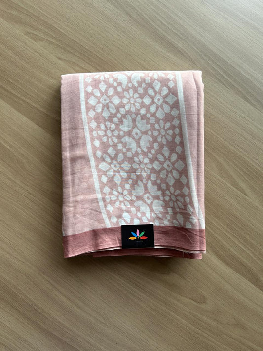 Printed Fine Mul Cotton Saree-23208