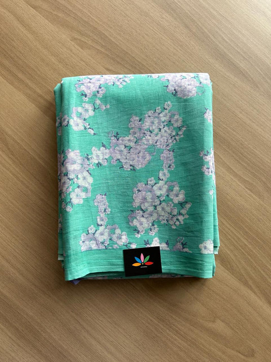 Printed Fine Mul Cotton Saree-23213