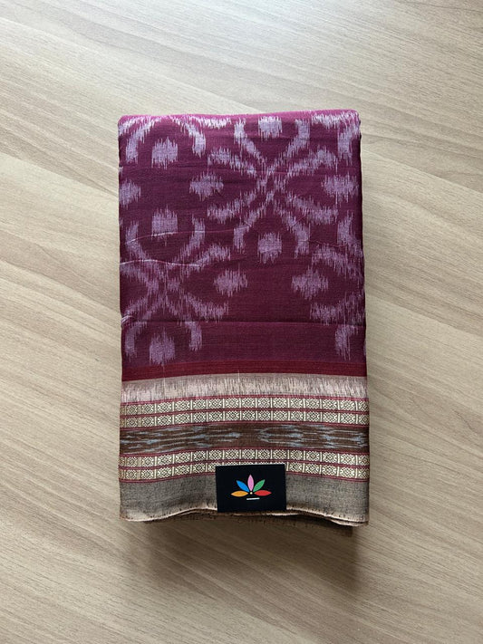 Handloom Orissa Ikkat Handloom Cotton Saree-23245