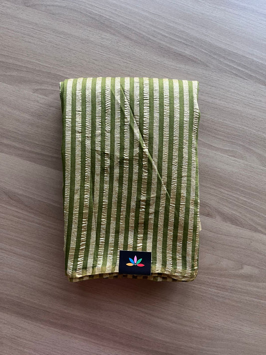 Stripped Pure Munga Silk Saree - 23365
