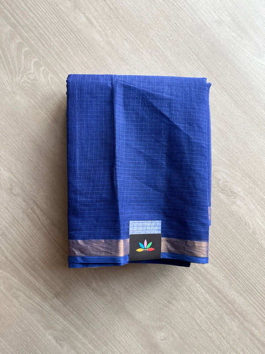 Kalamkari Pallu and Blouse Kota Cotton Saree - 23507