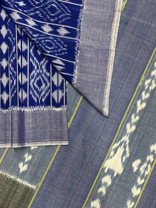 Handwoven Pochampally Ikkat Cotton Saree -23787