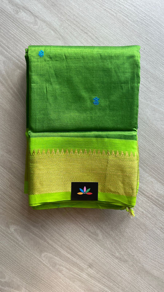 Simple Semi Silk Cotton Saree -24382