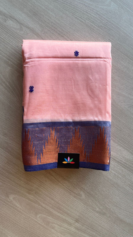 Simple Semi Silk Cotton Saree -24383