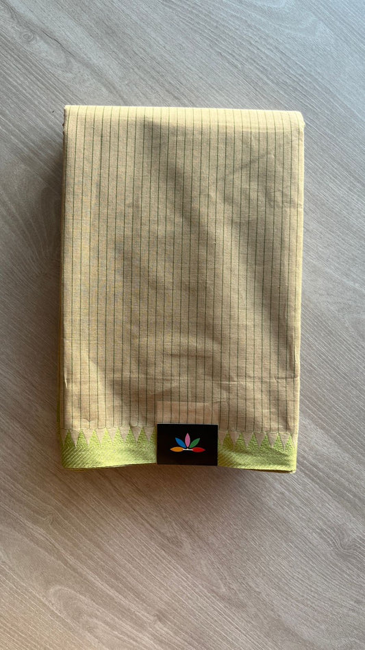 Stripped Chettinad Cotton Saree -24388