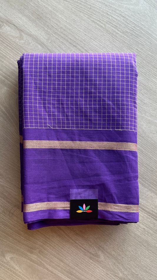 Checked Chettinad Cotton Saree -24680