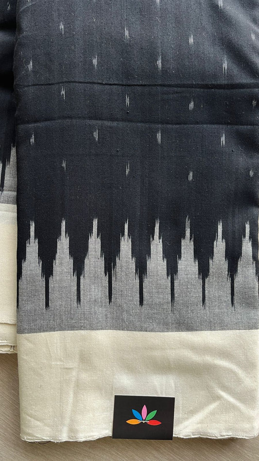 Handwoven Pochampally Ikkat Cotton Saree -24423