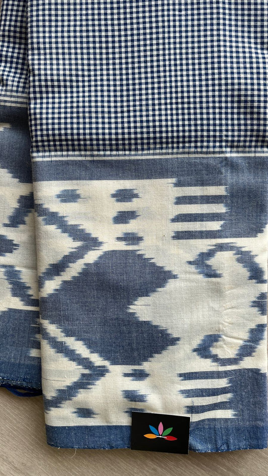 Handwoven Pochampally Ikkat Cotton Saree -24425