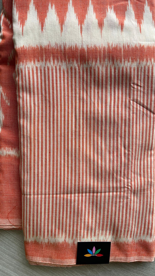 Handwoven Pochampally Ikkat Cotton Saree -24426