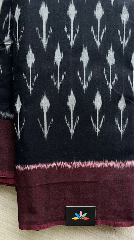 Handwoven Pochampally Ikkat Cotton Saree -24429