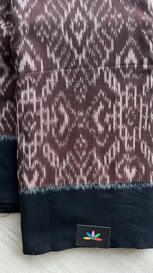 Handwoven Pochampally Ikkat Cotton Saree -24435