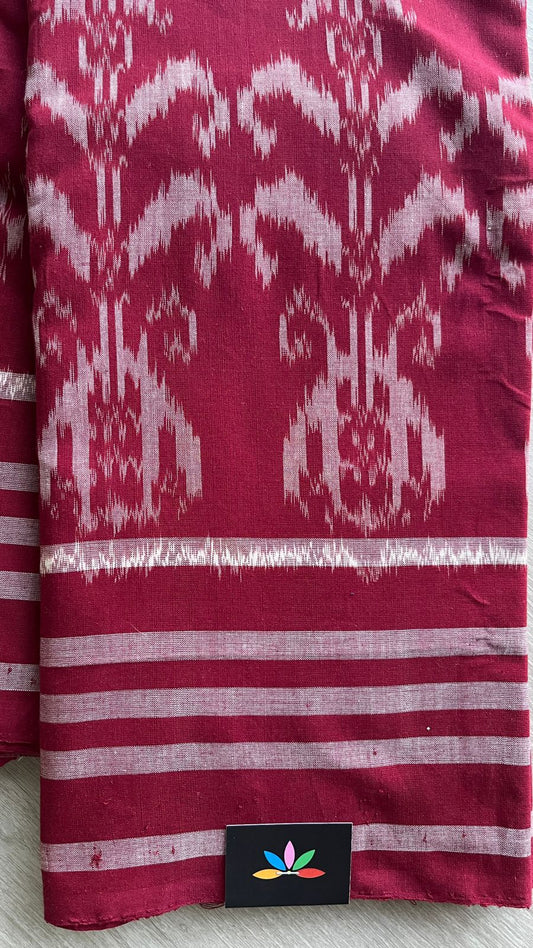 Handwoven Pochampally Ikkat Cotton Saree -24437