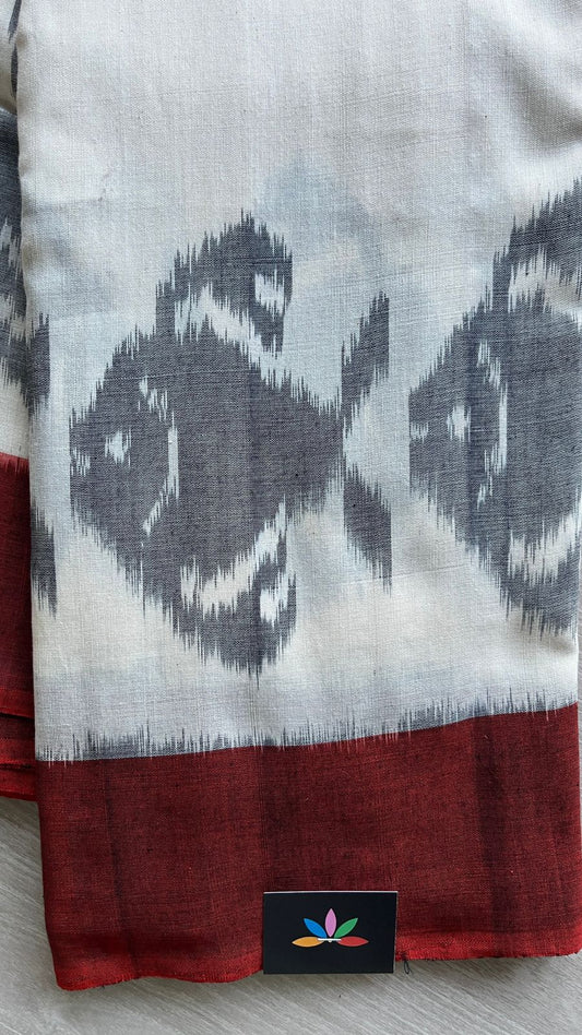 Handwoven Pochampally Ikkat Cotton Saree -24438